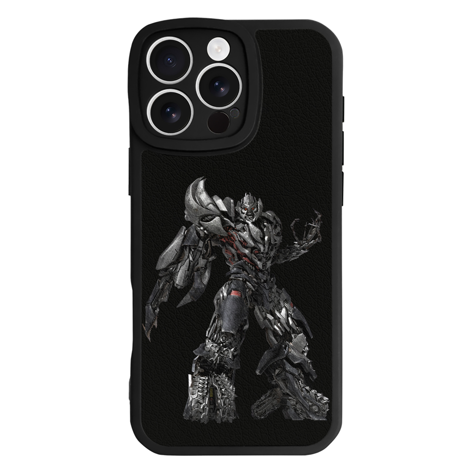（画像用） Transformers トランスフォーマー 【iPhone 16シリーズ対応】シリコンスマホケース（レザー調） 材質：シリコン